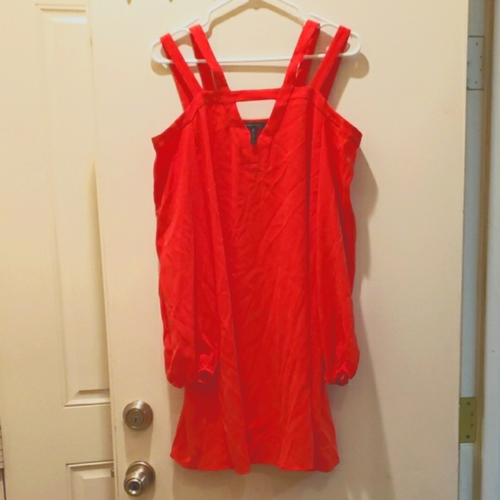BCBG Elegant Red Sleeveless Dress